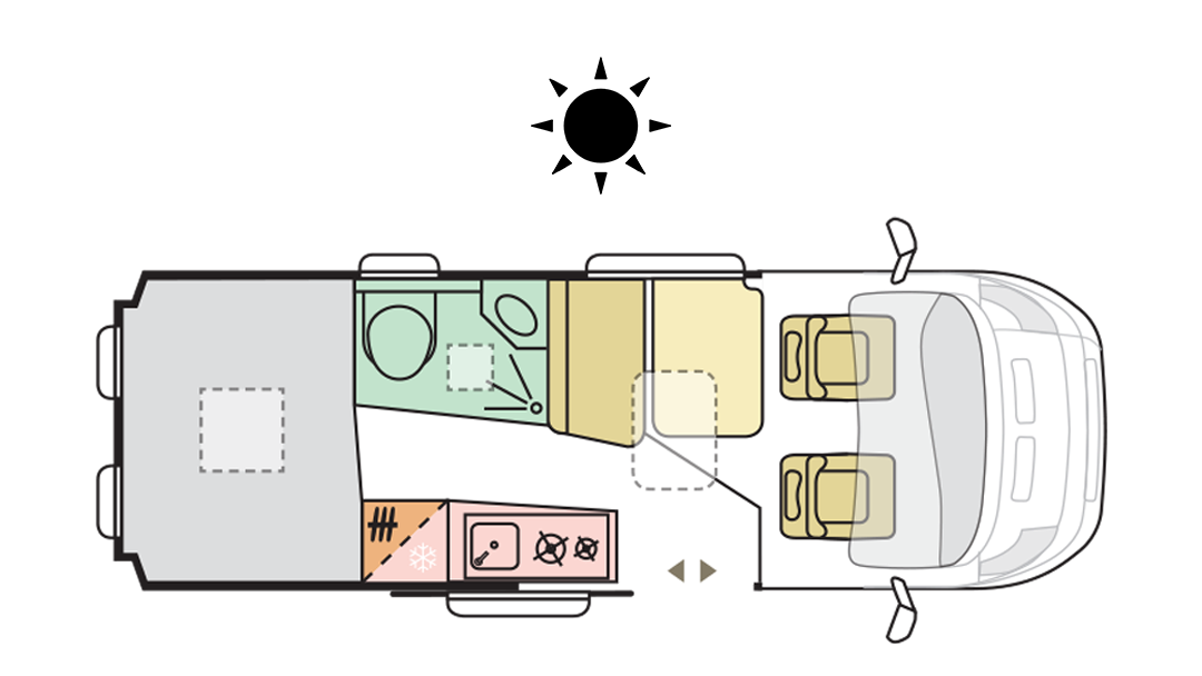 TWIN AXESS 600 SP FAMILY - Day Layout