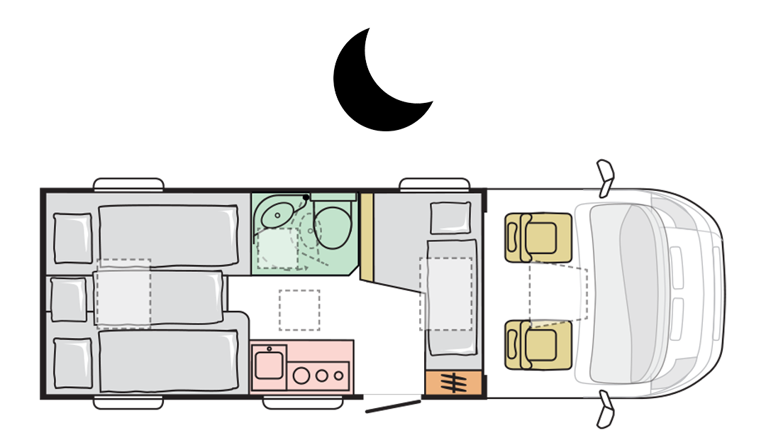 COMPACT PLUS SL CONFIGURAZIONE NOTTE