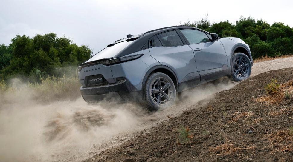 Nuova Subaru Uncharted AWD in fuoristrada