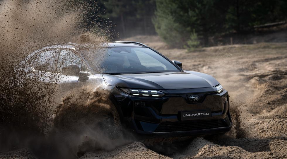 Nuova Subaru Uncharted in azione su sterrato